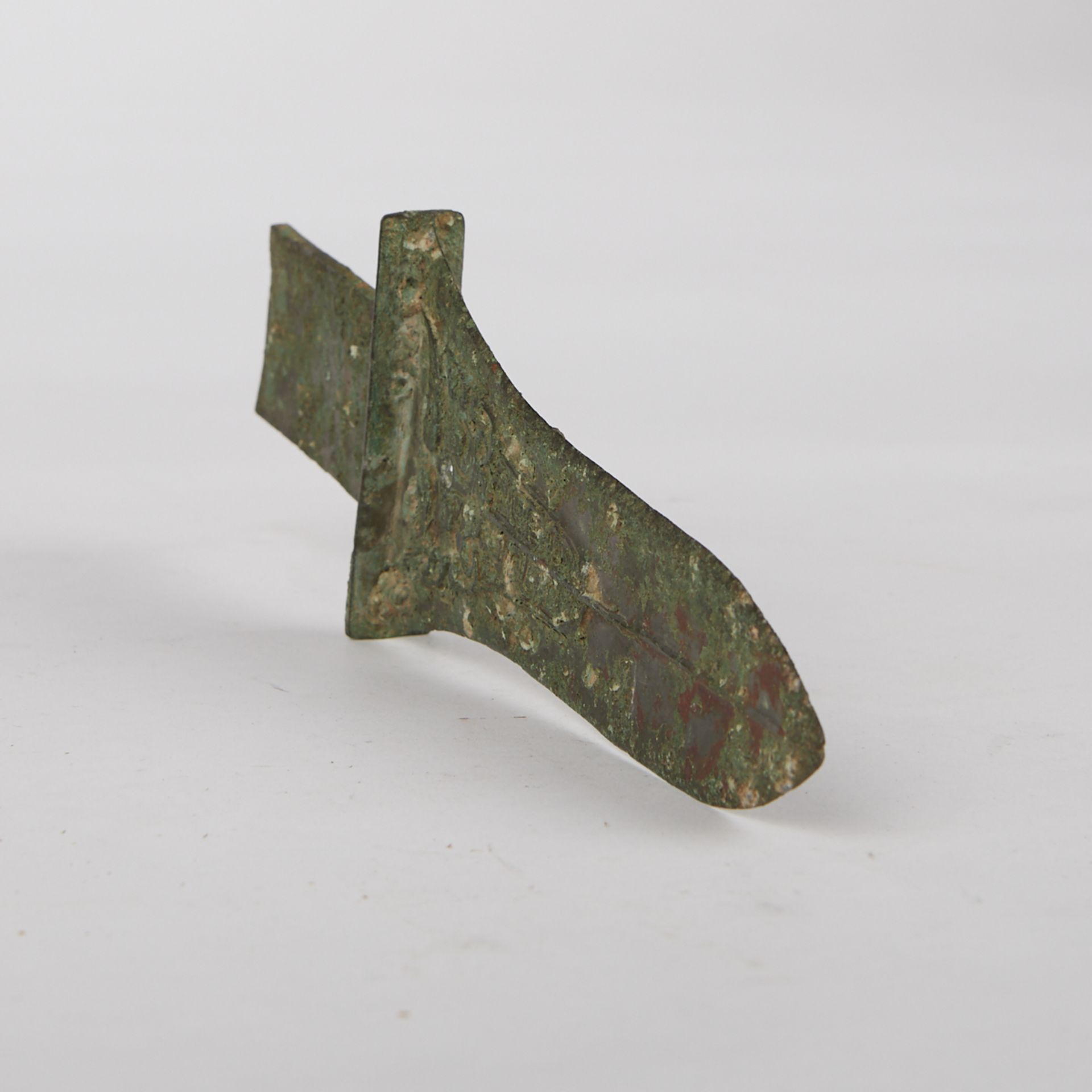 Archaic Chinese Bronze Dagger Axe - Image 7 of 7