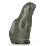 Large Inuit Stone Bird Carving