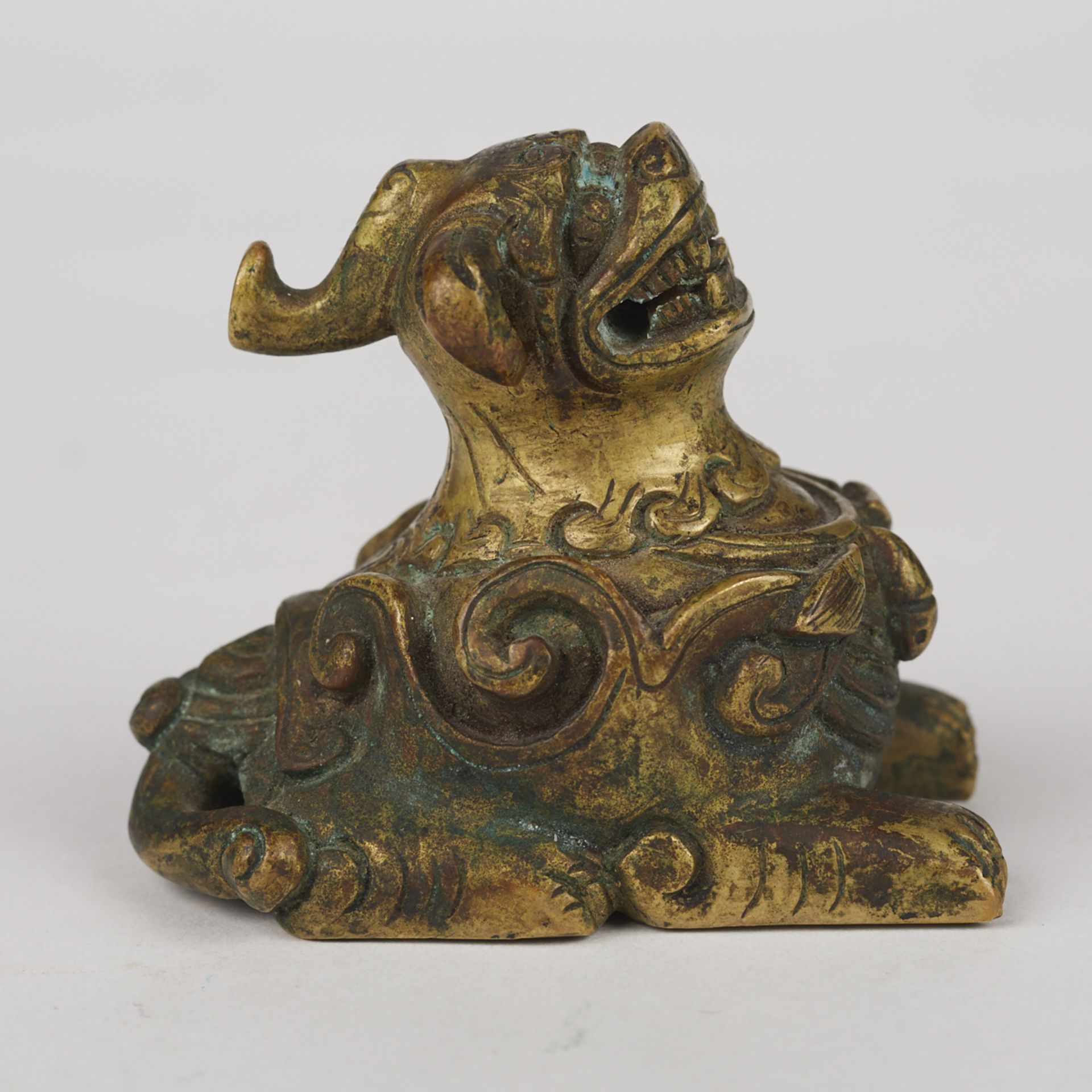 Chinese Bronze Foo Dog Paperweight