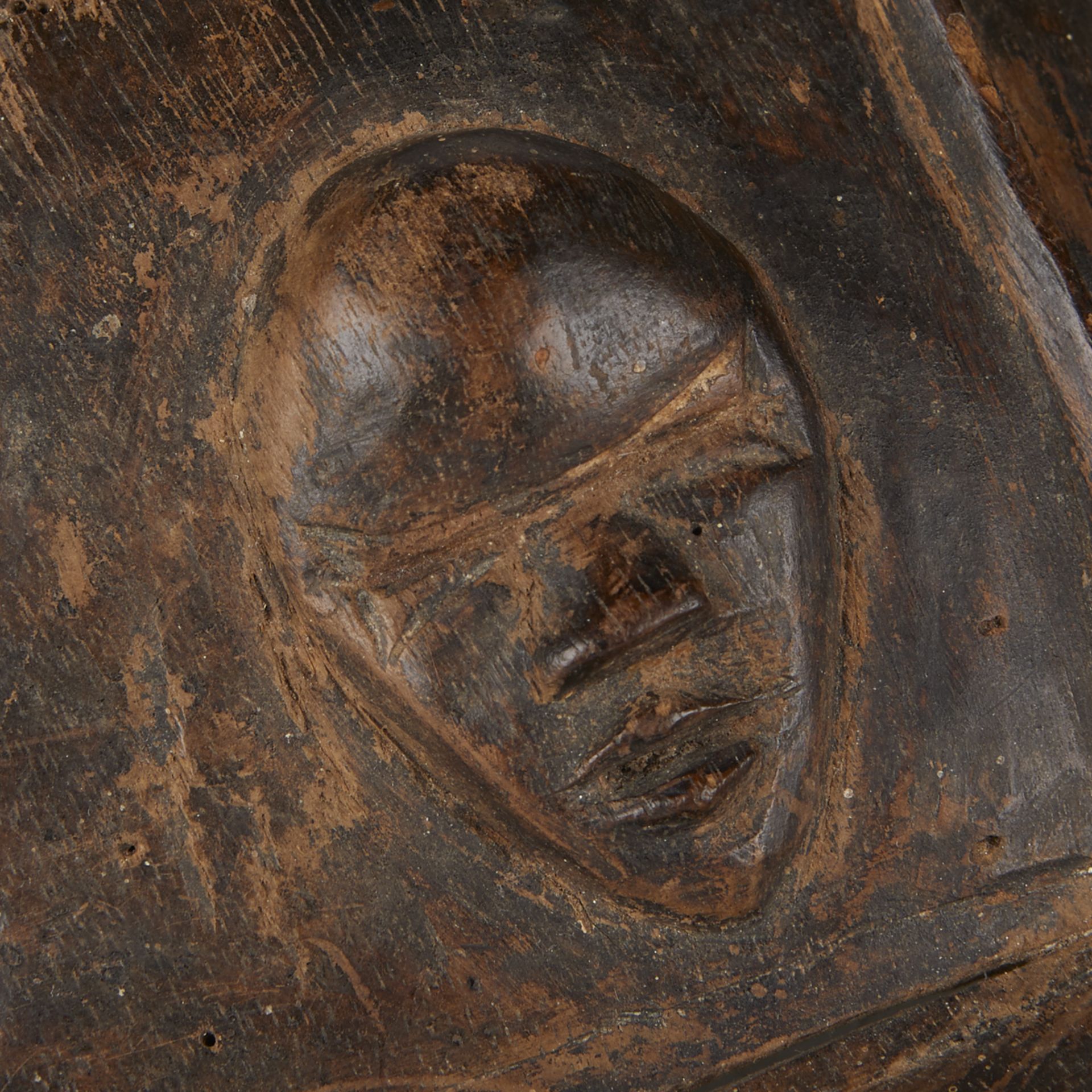 Grp: 5 20th c. African Carved Masks - Image 20 of 33