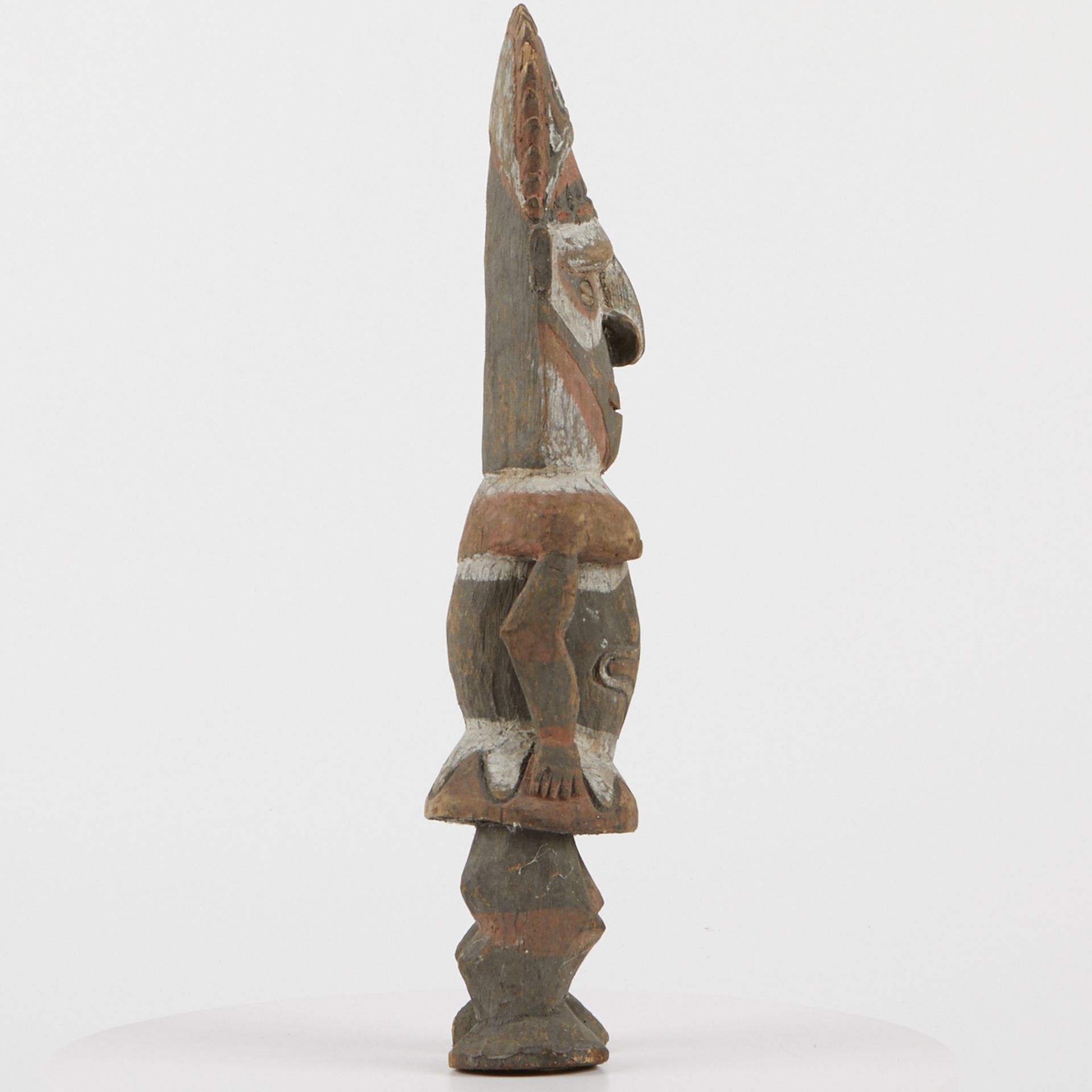 Grp: 5 20th c. African Carved Wood Figures - Image 34 of 38