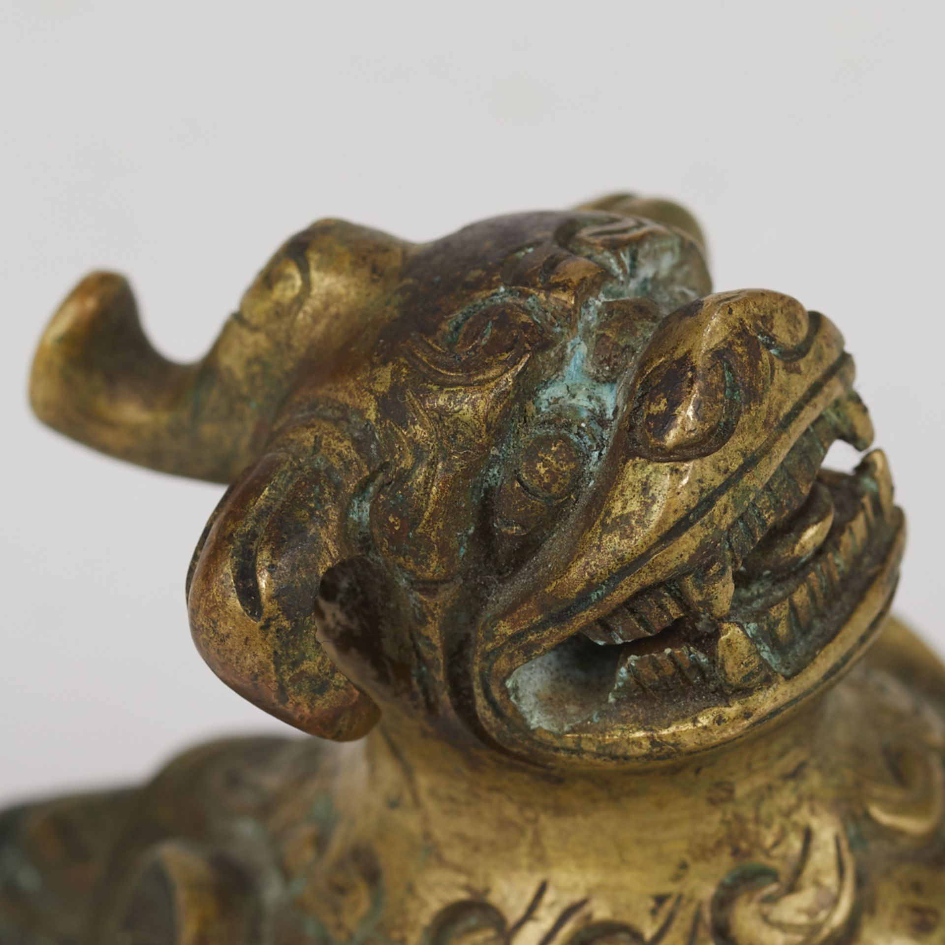 Chinese Bronze Foo Dog Paperweight - Image 9 of 9