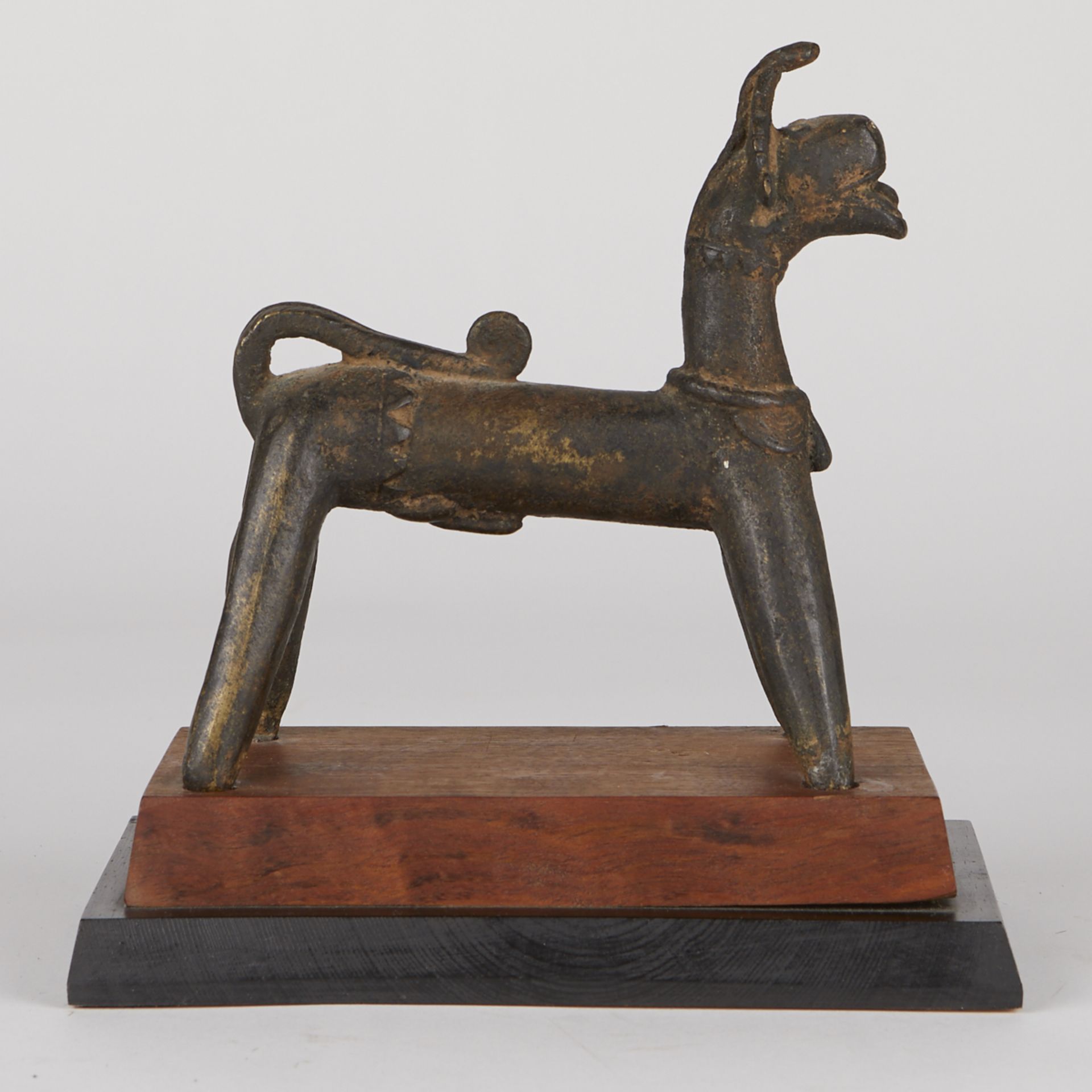 Grp: 3 20th c. African Bronze Sculptures - Image 20 of 24