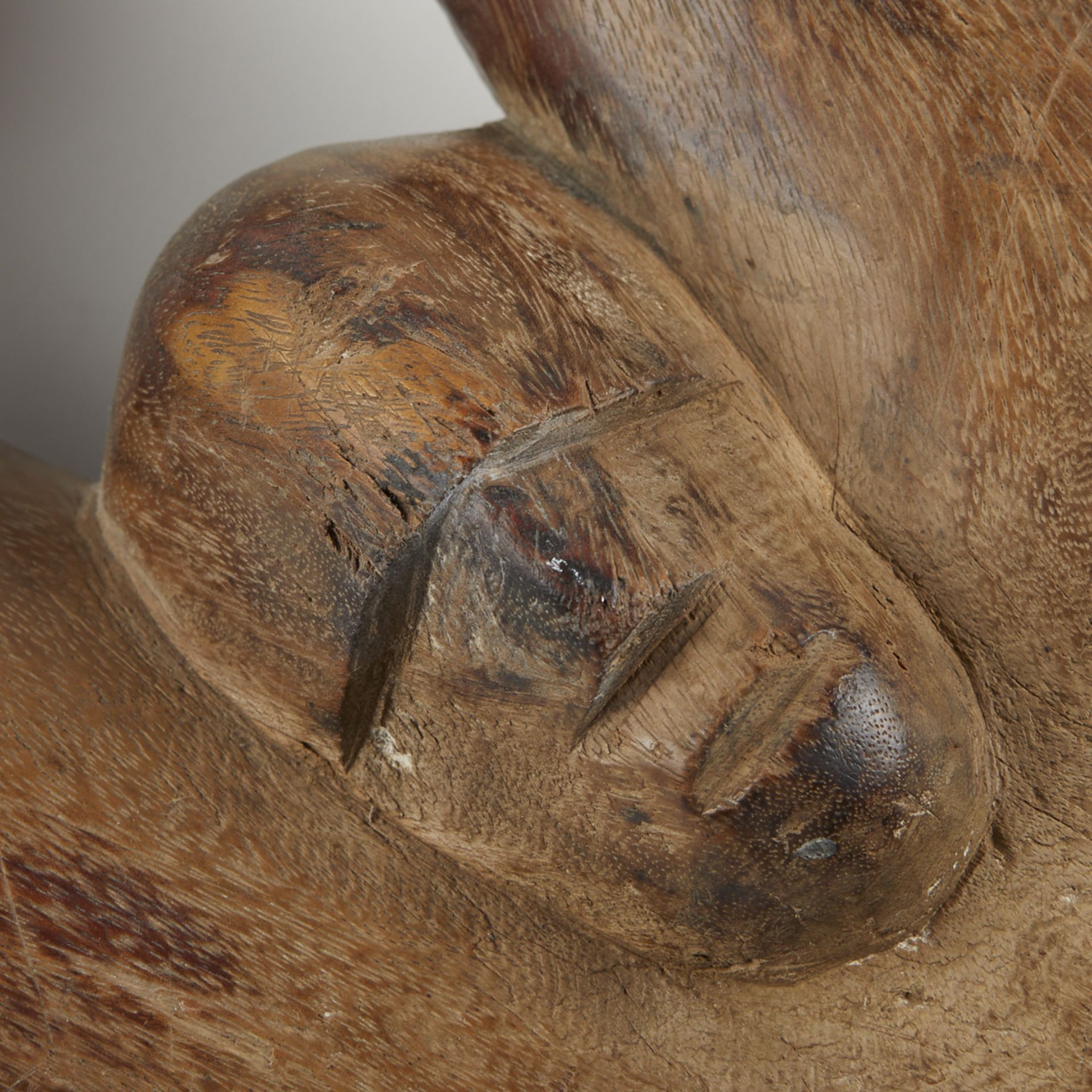 Bamana Bellows w/ Carved Face - Image 4 of 8