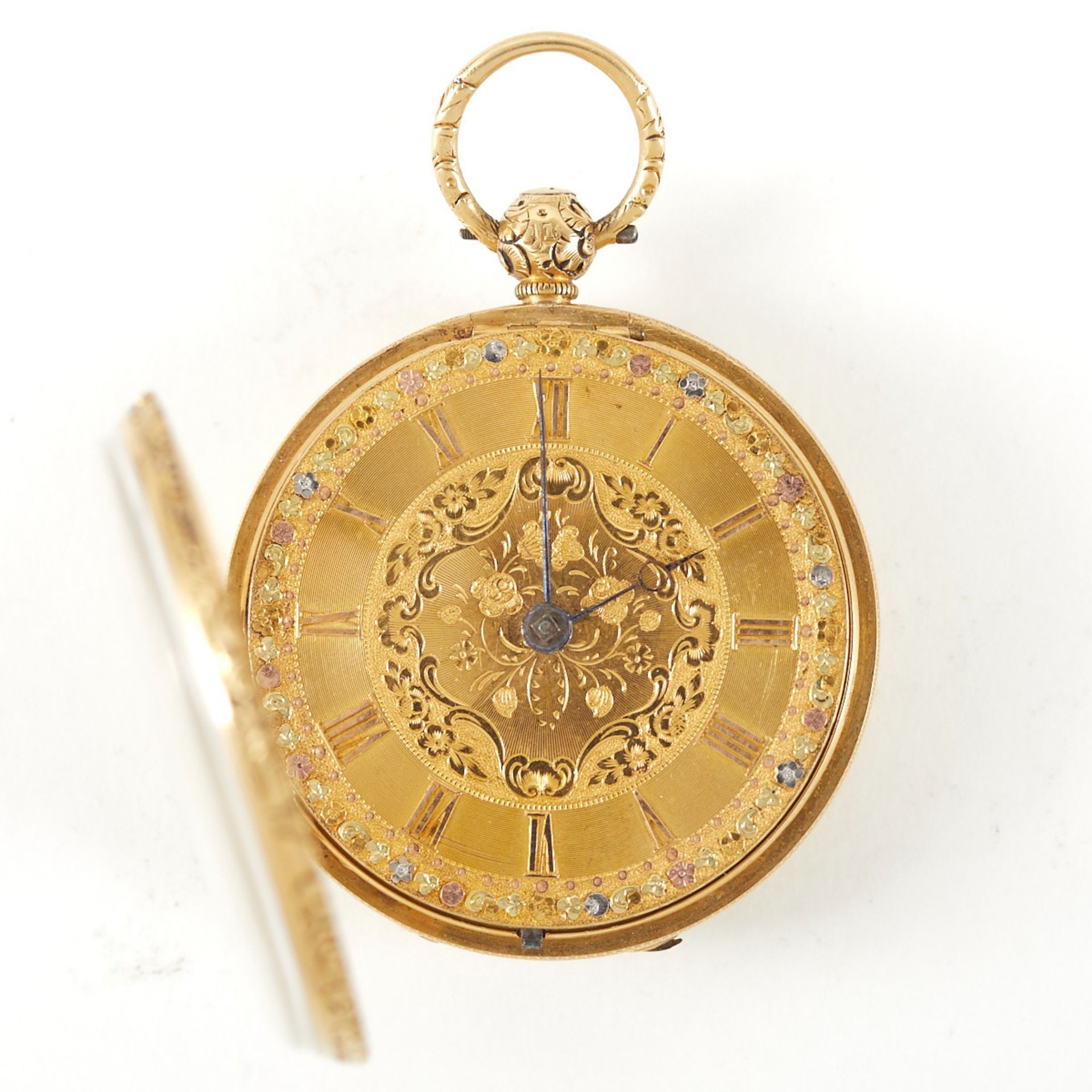 18K Gold English Pocket Watch - 1845 - Bild 6 aus 8