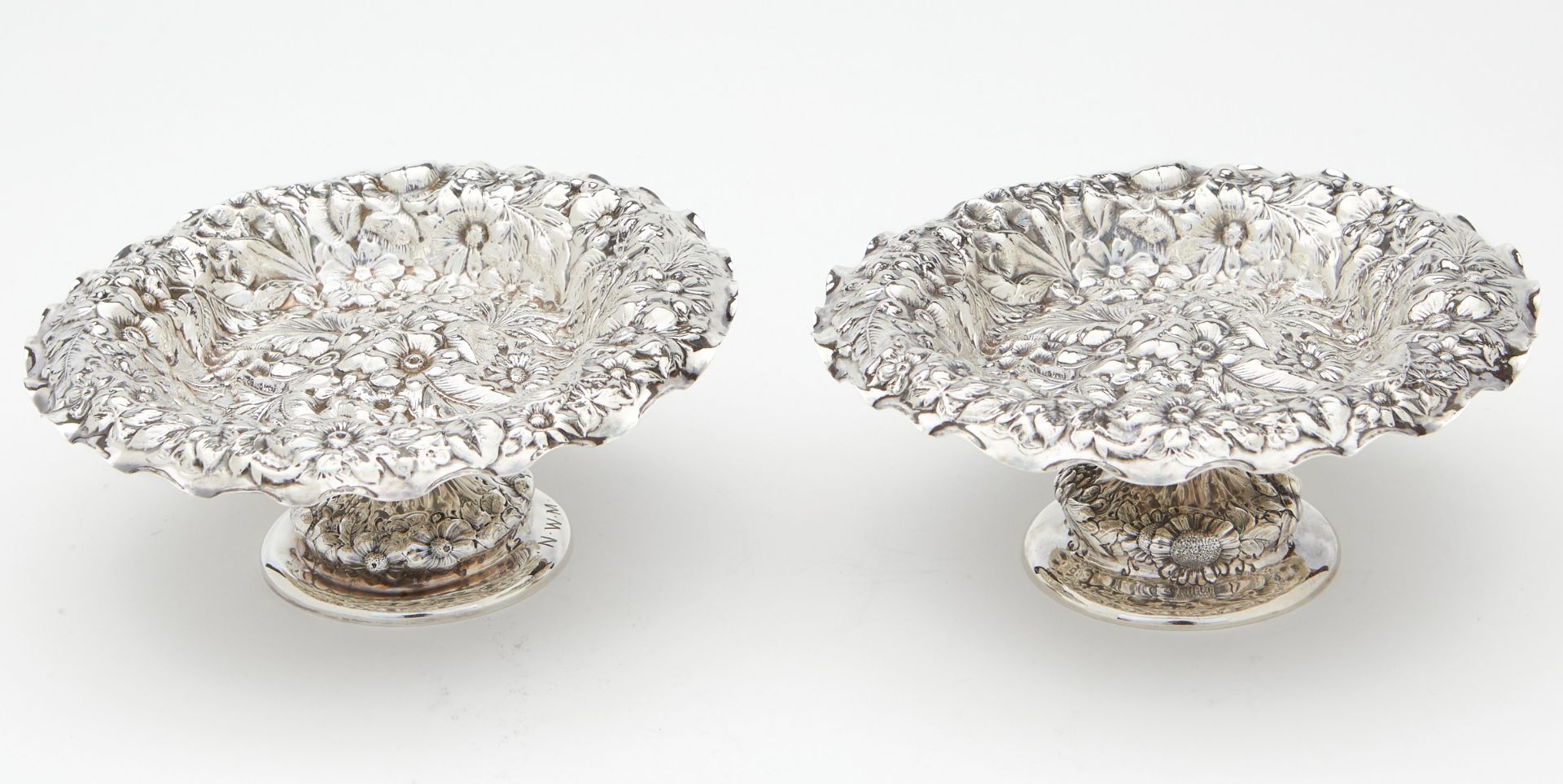 Pr: George W Shiebler Sterling Repousse Dish