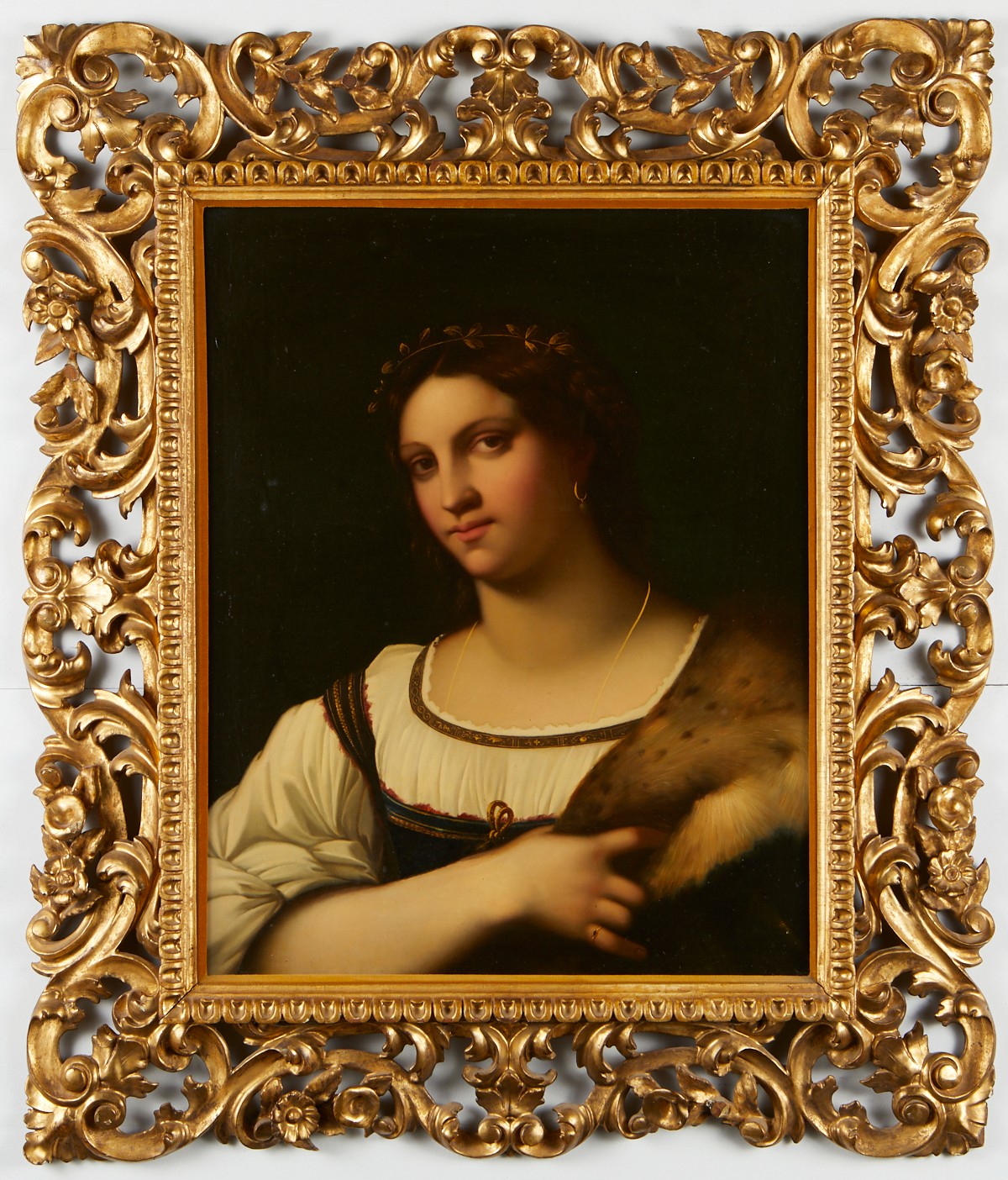 Italian School Portrait of a Lady - Relined - Image 2 of 3