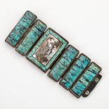 Ben Nighthorse Silver & Turquoise Bracelet