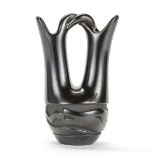 Elizabeth Naranjo Blackware Wedding Vase