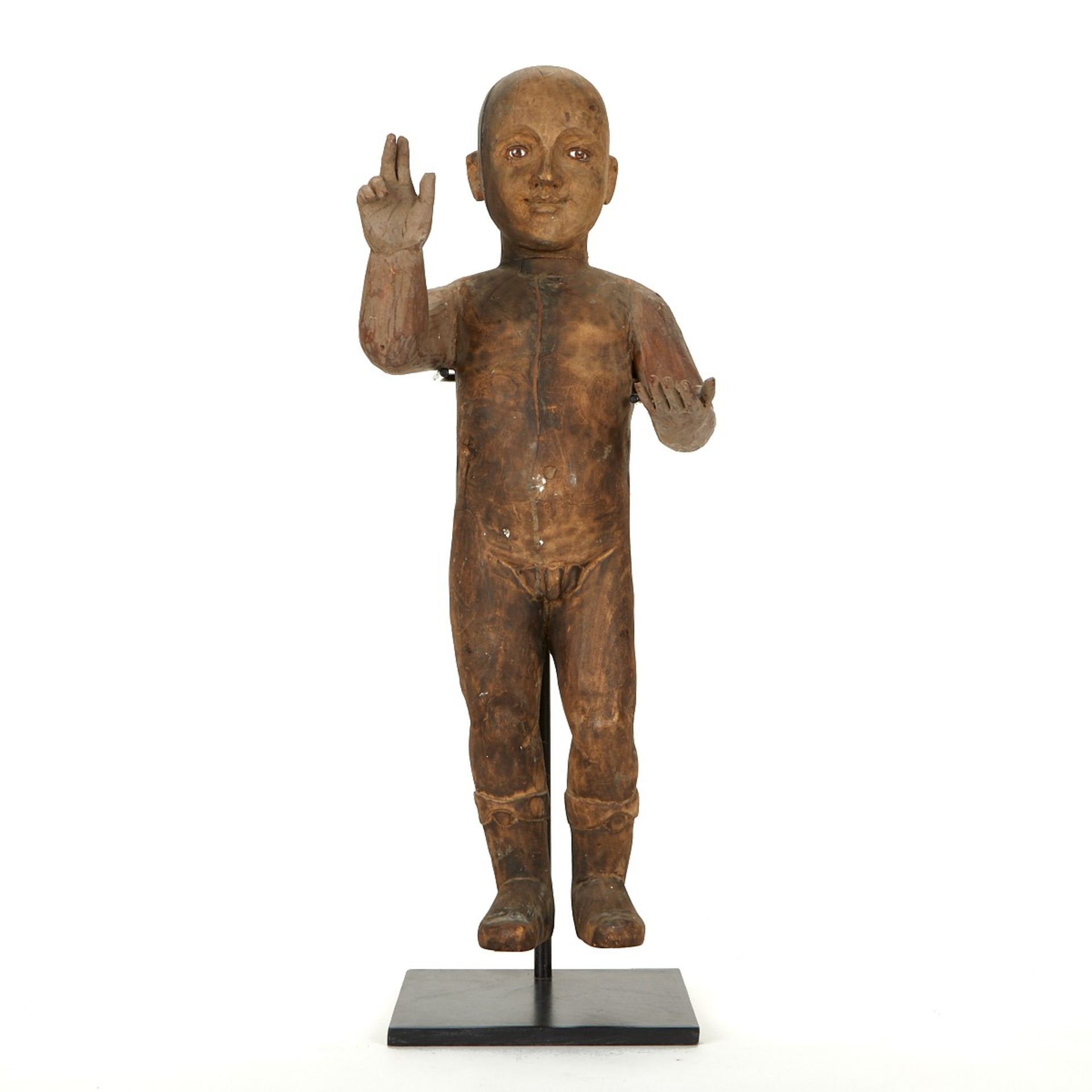 Large Infant of Prague Santos Figure - Bild 2 aus 11