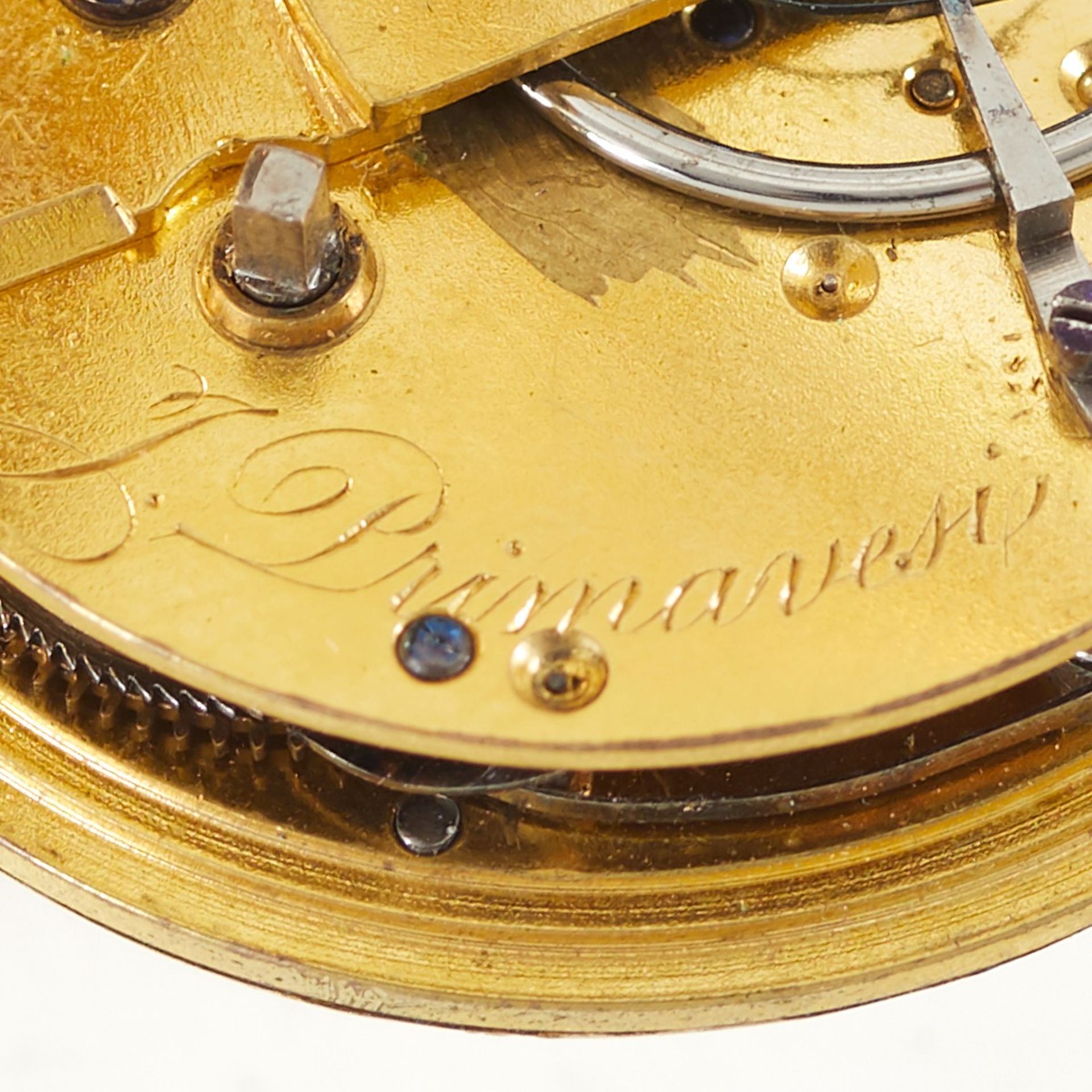 18K Gold English Pocket Watch - 1845 - Bild 7 aus 8
