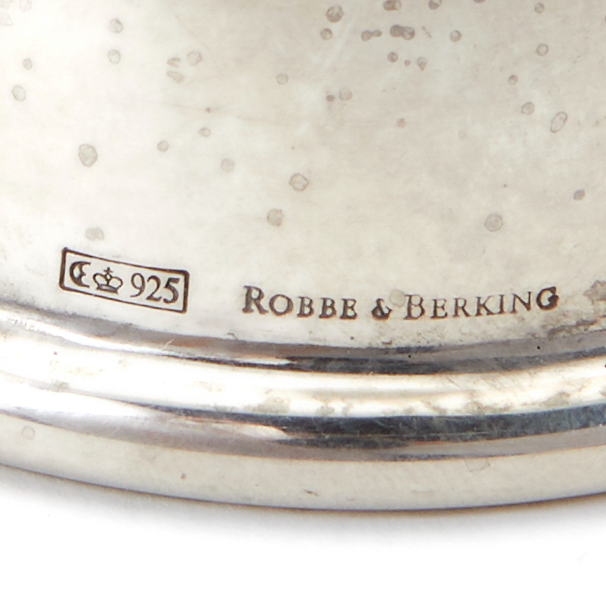 Robbe and Berking Sterling Egg Warmer along w/ Tiffany Shoe Horn - Image 10 of 12