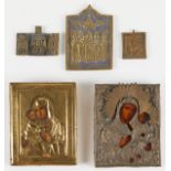Grp: 5 Russian and Greek Votives Icons