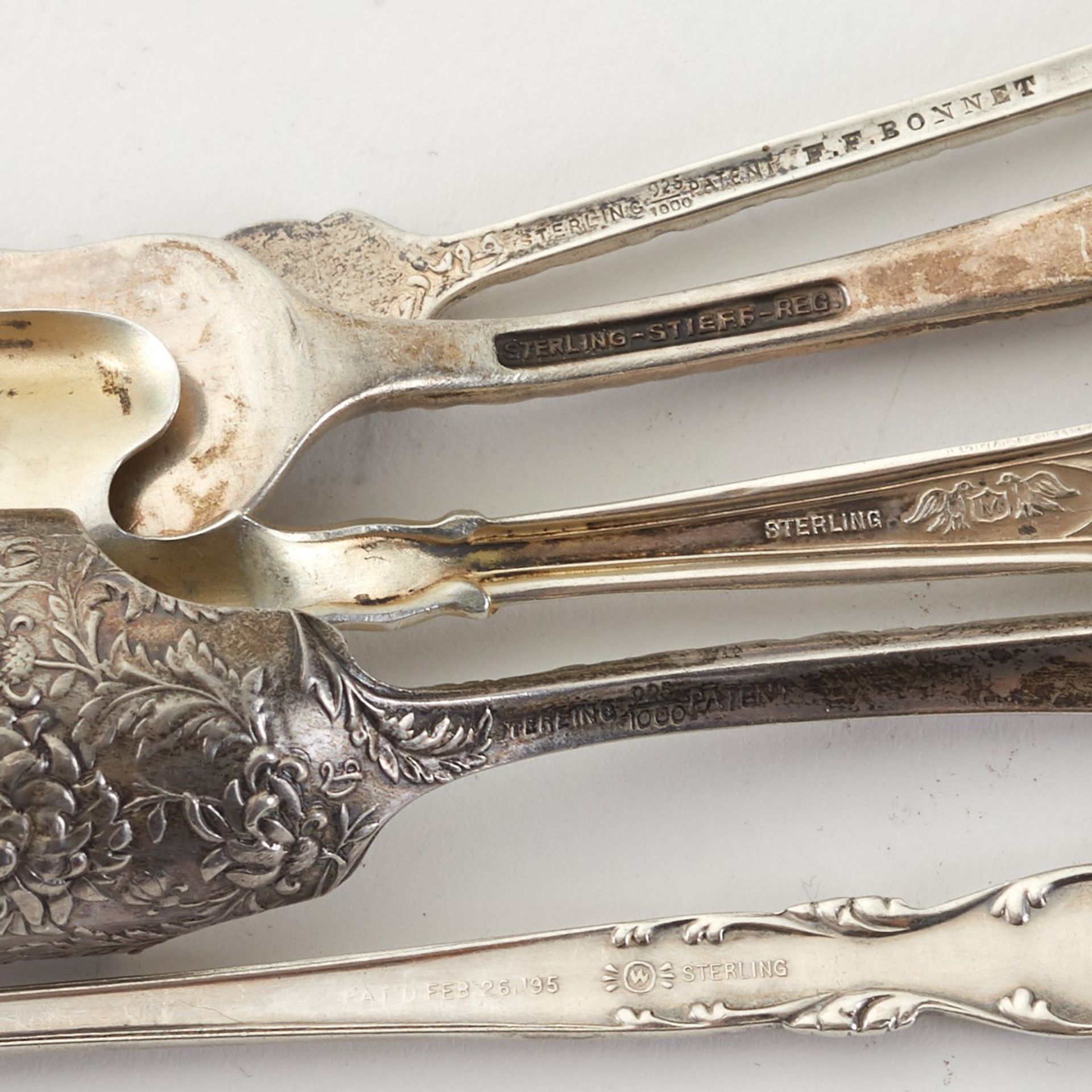 Grp: 25 Sterling Silver Serving Pieces - Image 7 of 17