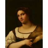 Italian School Portrait of a Lady - Relined