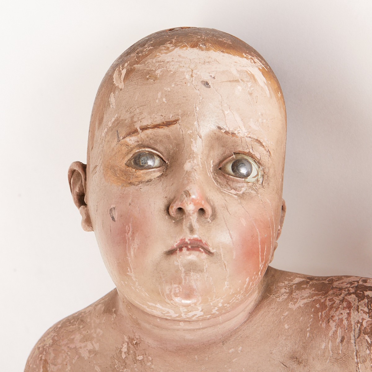 European Carved Christ Child Figure - Image 5 of 10