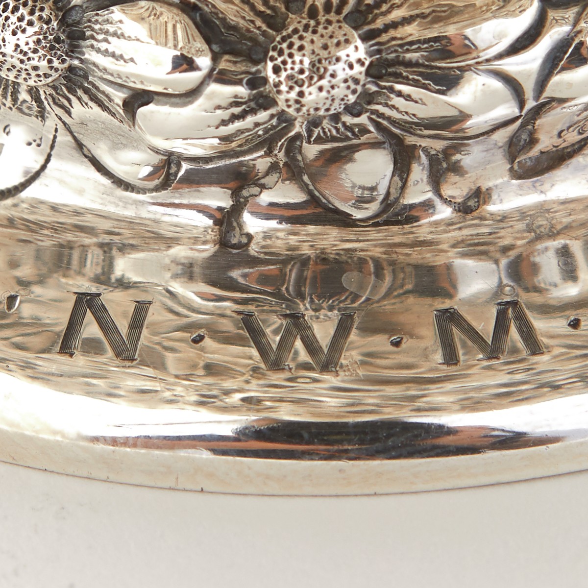 Pr: George W Shiebler Sterling Repousse Dish - Image 5 of 8