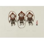 Grp: 3 Inuit Stonecut Prints Pitseolak Ashoona