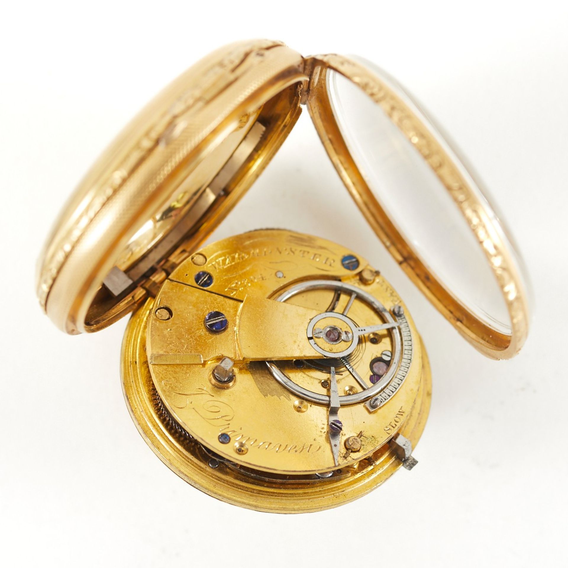 18K Gold English Pocket Watch - 1845 - Bild 2 aus 8