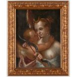 Old Master Continental Painting of Venus and Cupid