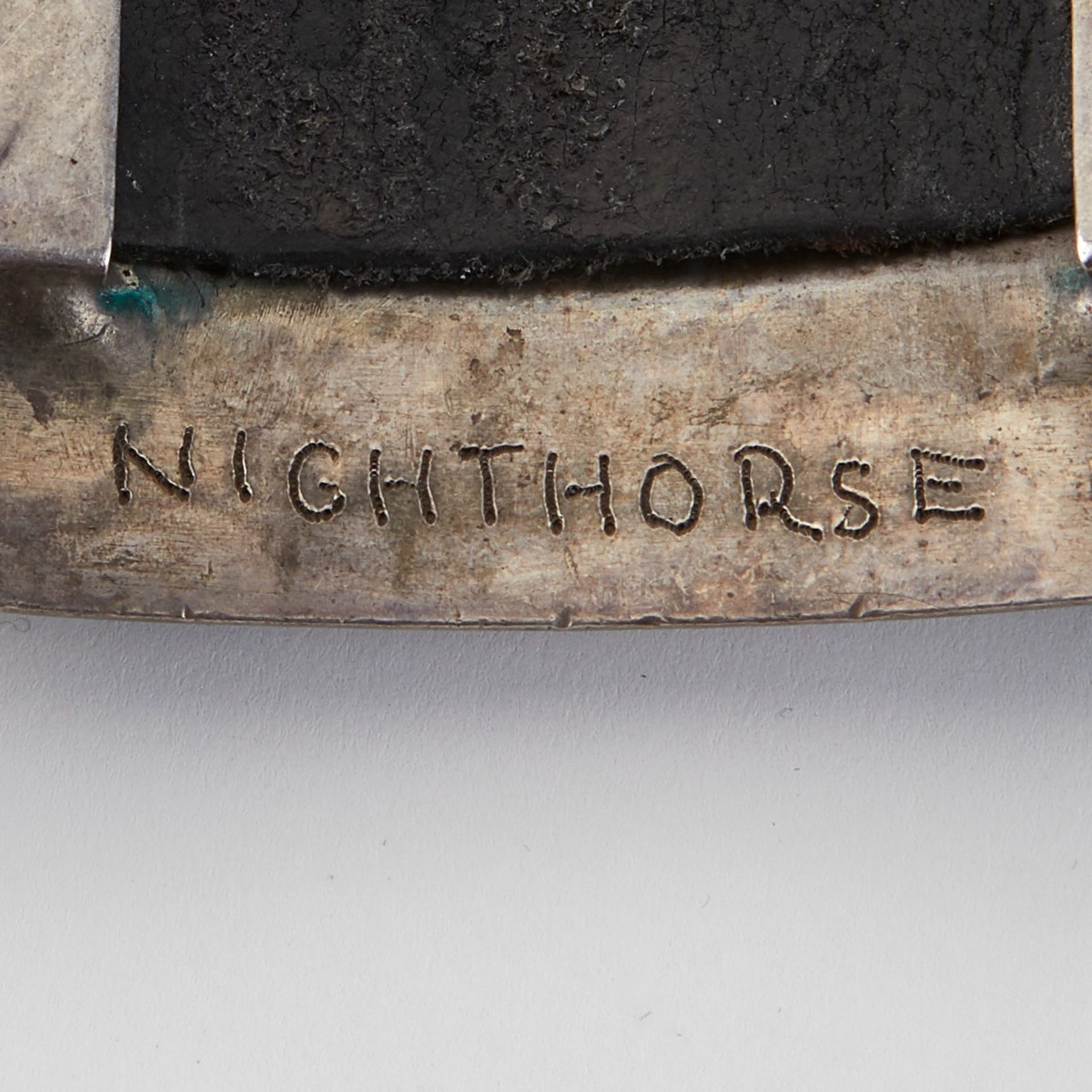 Ben Nighthorse Silver & Turquoise Bracelet - Image 3 of 4