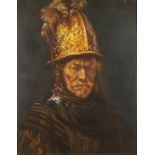 Charles Rubino after Rembrandt "Man with the Golden Helmet"