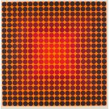 Victor Vasarely Serigraph Pokol 1968