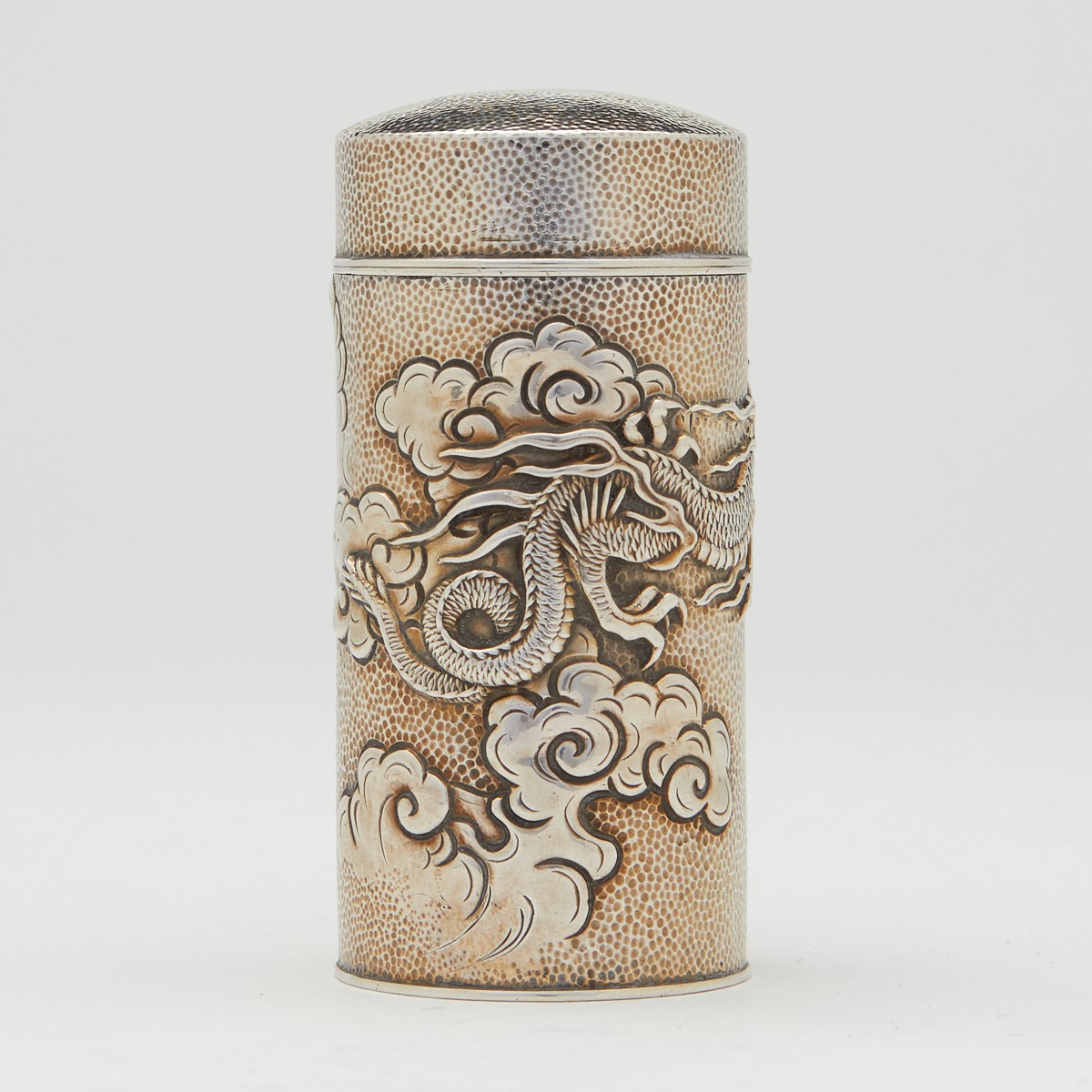 Japanese Sterling Dragon Muffineer - Image 3 of 8