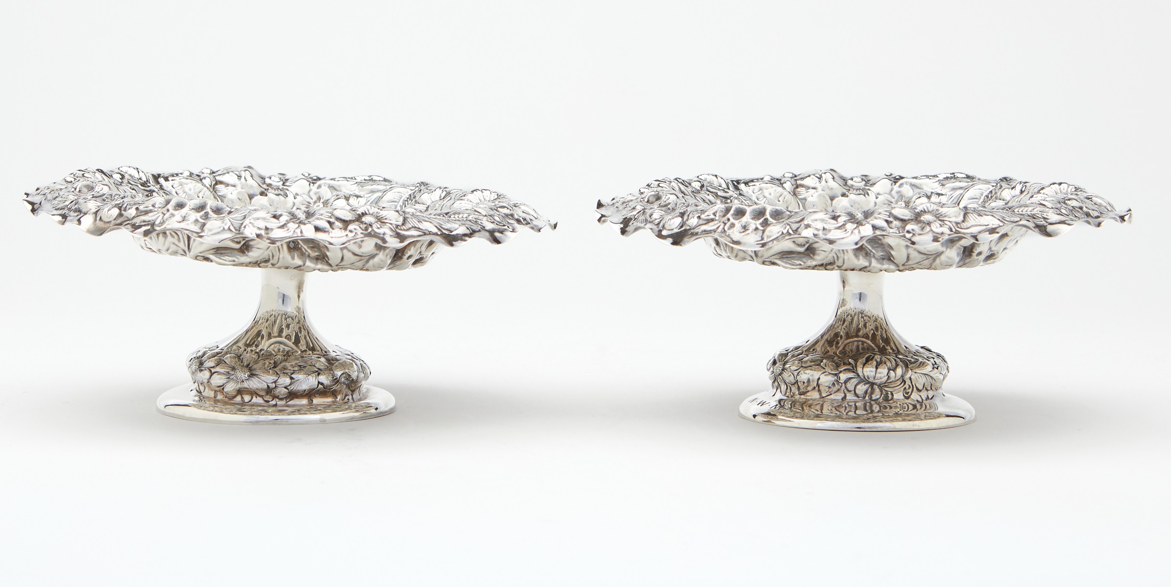 Pr: George W Shiebler Sterling Repousse Dish - Image 3 of 8