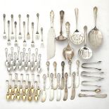 Grp: 55 Pcs. Gorham Silver Flatware