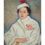 Hasegawa Portrait of Woman in White Coat
