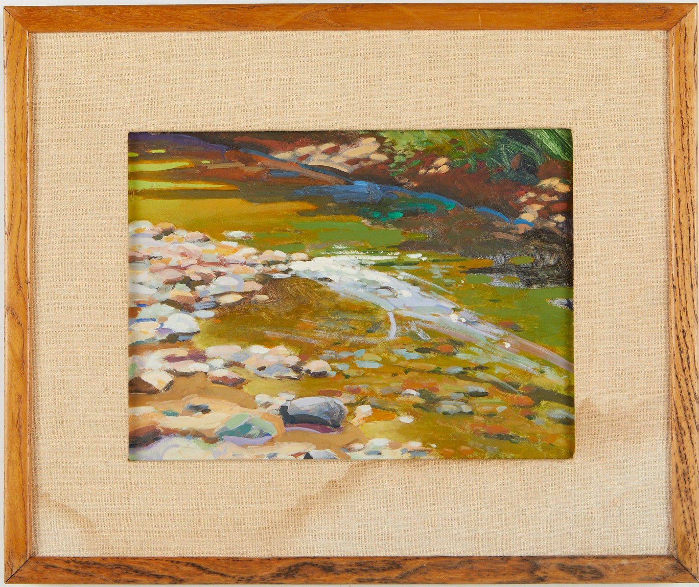 Bill Shepherd River Oil on Masonite - Image 2 of 3