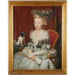 Italian School Old Master Portrait of Infanta Maria Luisa of Spain