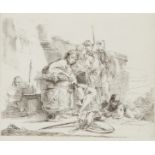 Giovanni Tiepolo Etching of a Young Man