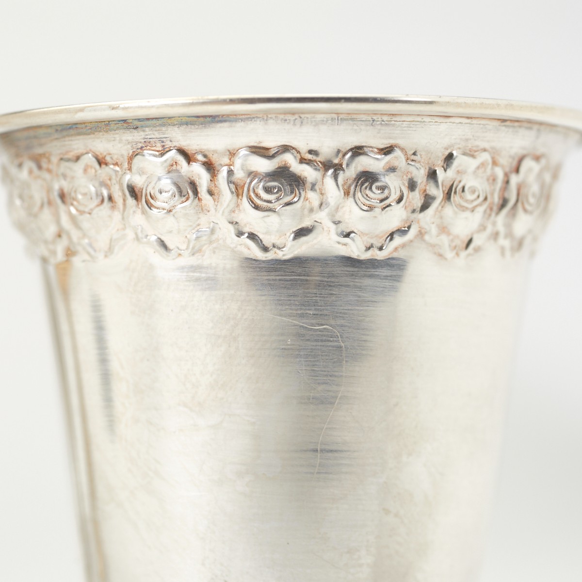 Grp: 6 Jewish Silver Seder Cups - Image 5 of 19