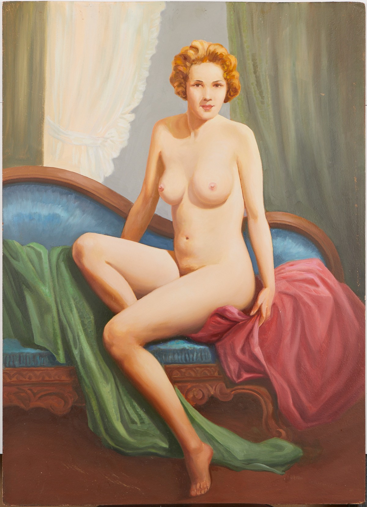 Charles Rubino Painting Seated Nude - Image 2 of 6