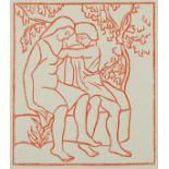 Aristide Maillol Woodcut Daphnis and Chloe