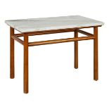 T.H. Robsjohn-Gibbings for Widdicomb Marble Top Side Table