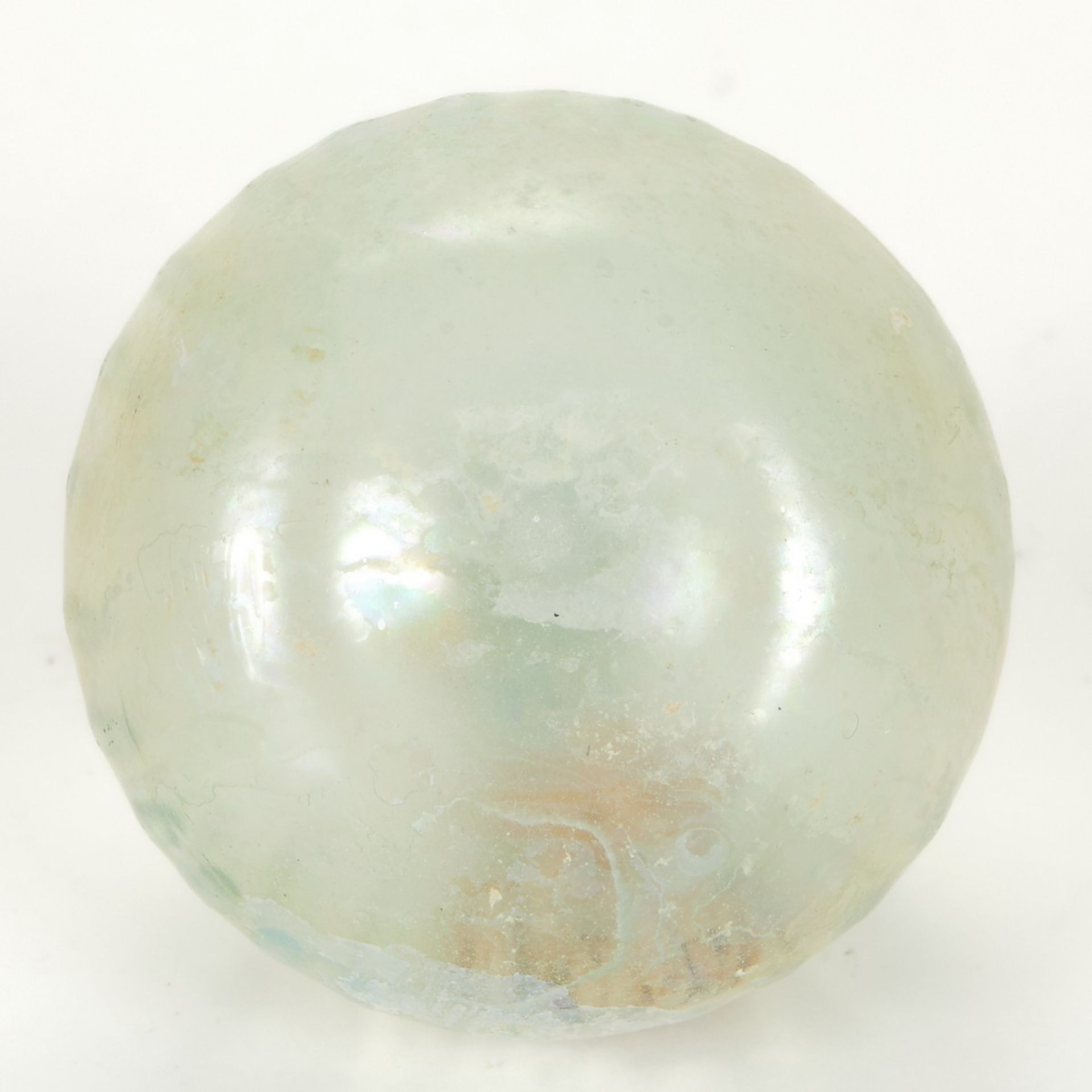 Roman Glass Bottle w/ Bulbous Form - Image 5 of 5