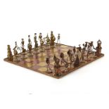 German Brutalist Chess Set