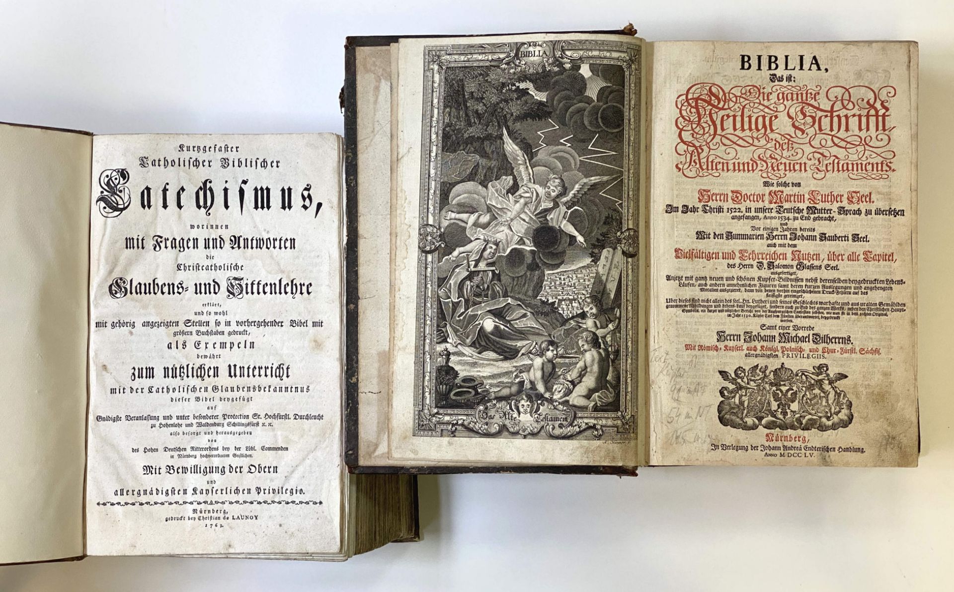 Zwei Nürnberger Bibeln
