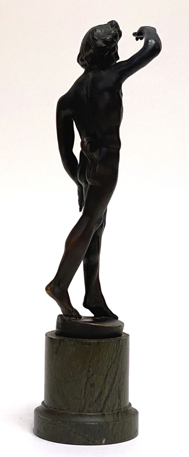Bronze - Statuette   Pan  mit   Flöte - Bild 2 aus 2