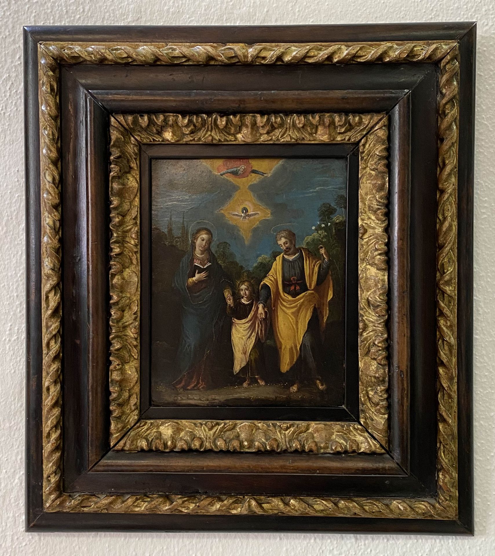 Altmeister  der   Italienischen   Schule,  Die   Heilige  Familie  und  die   Heilige   Dreifaltigke - Bild 2 aus 4