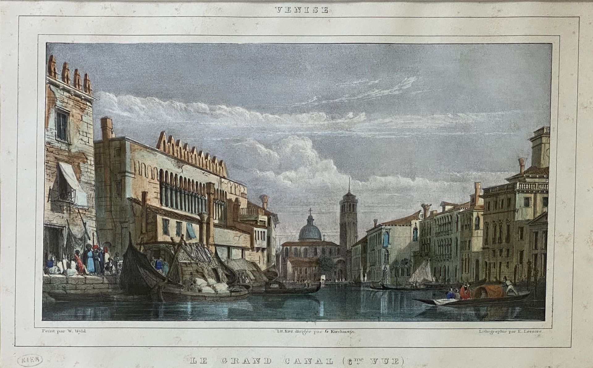 Zwei Venedig - Ansichten (Lithographien) - Image 3 of 3
