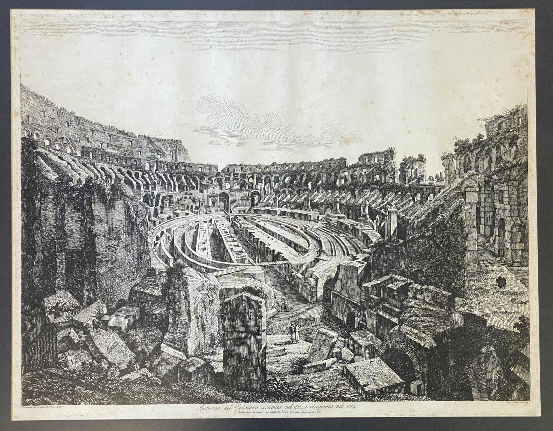 Luigi Rossini, Das Colosseum in Rom 1813/14