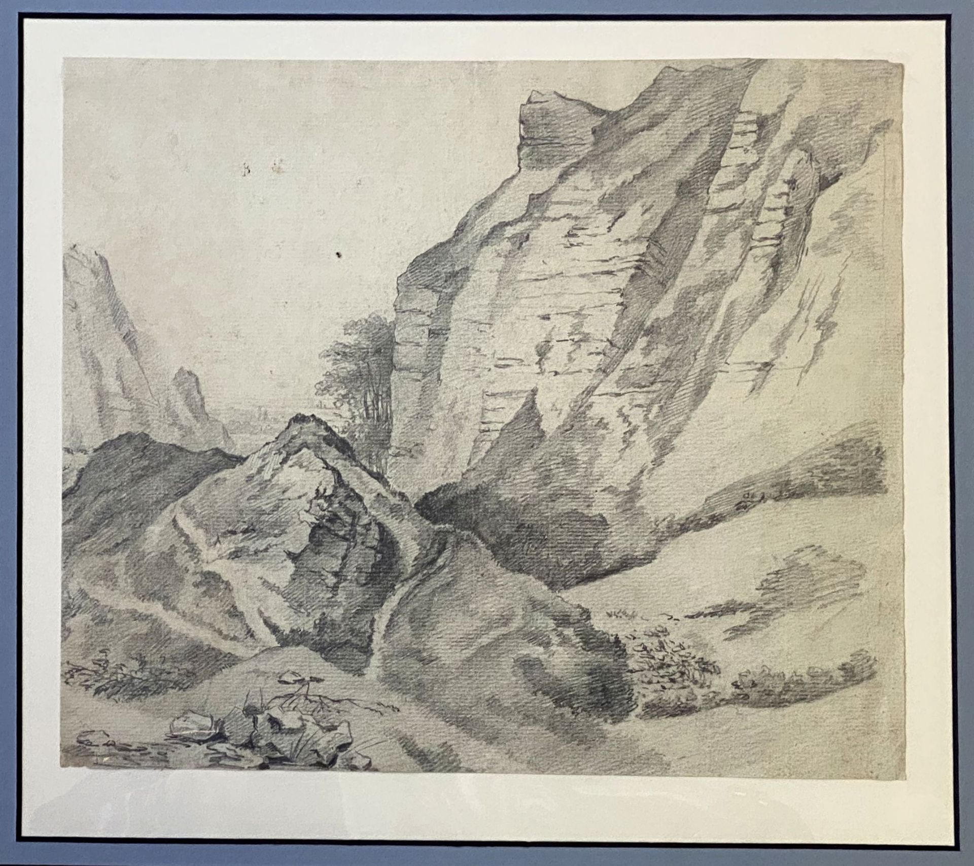 Konvolut von fünf Zeichnungen / Aquarellen 19. Jahrhundert - Image 3 of 5