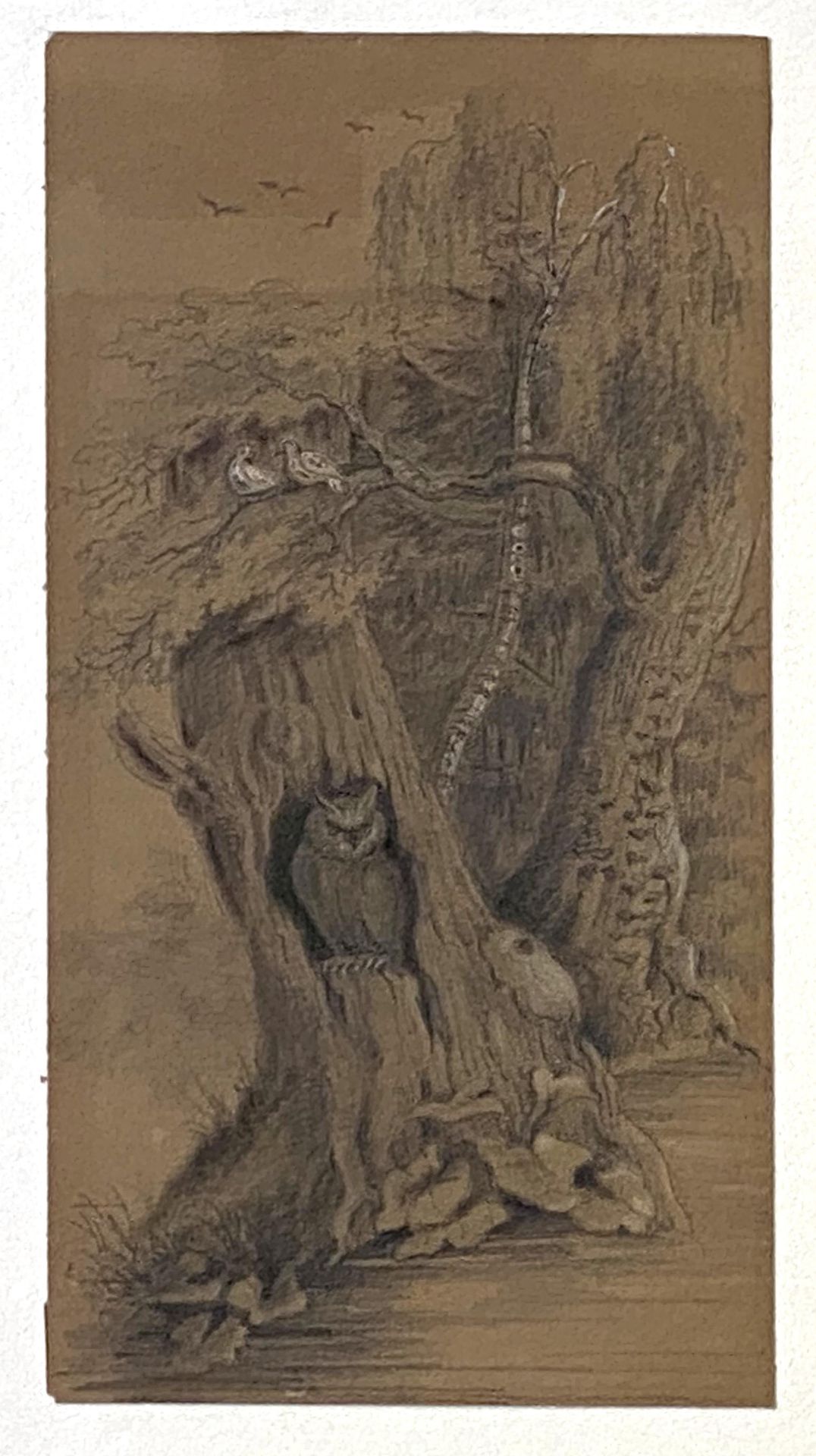 Konvolut von fünf Zeichnungen / Aquarellen 19. Jahrhundert - Image 2 of 5