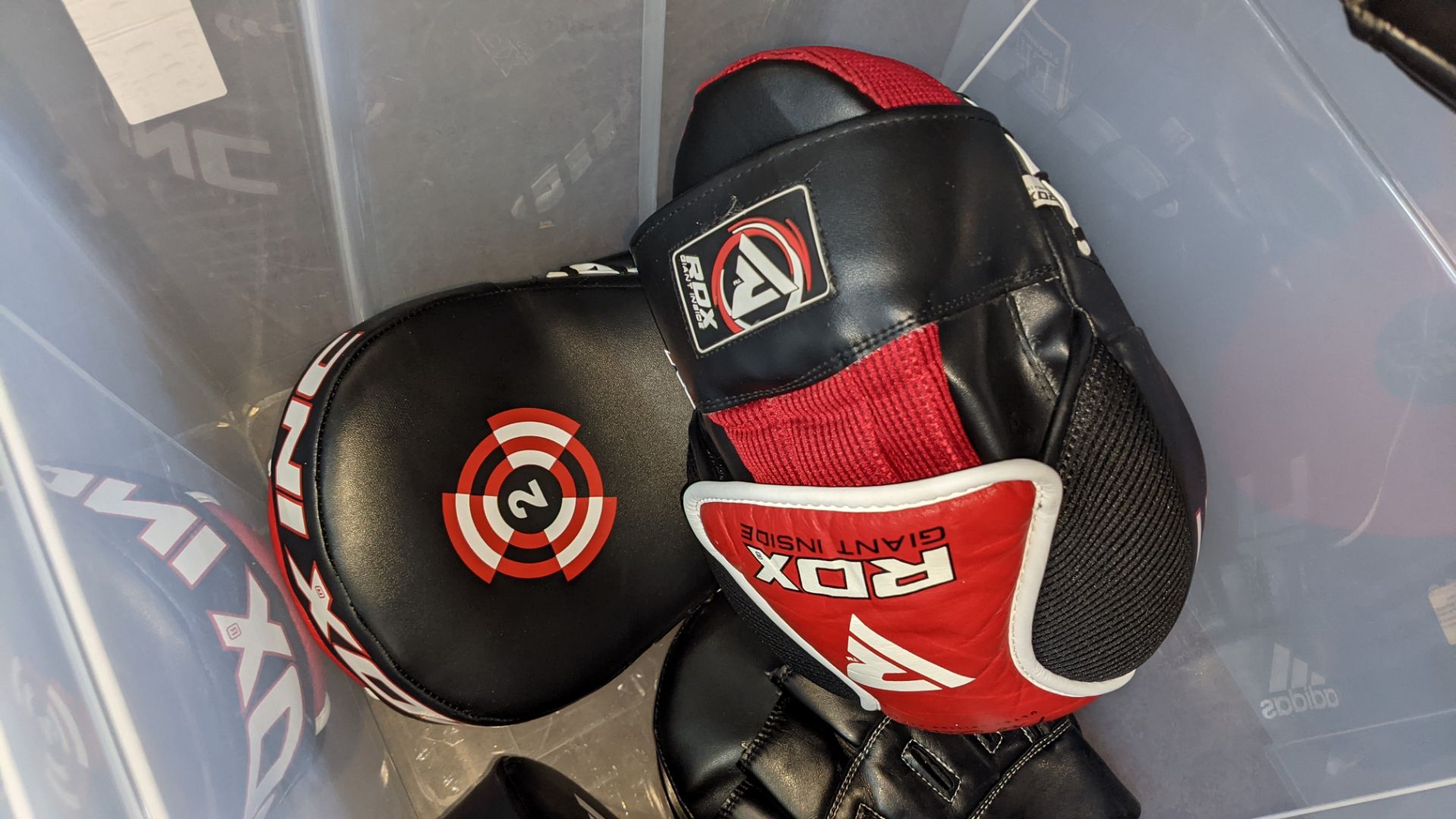 3 assorted pairs of boxing training pads, by Rox, Outshock & Adidas - Image 5 of 6