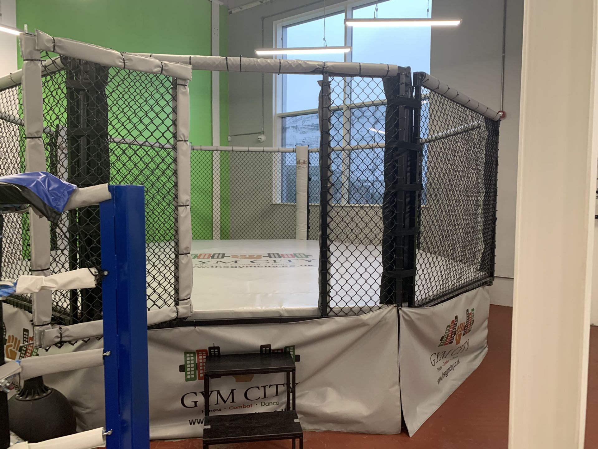 Octagonal fighting cage. - Image 2 of 25