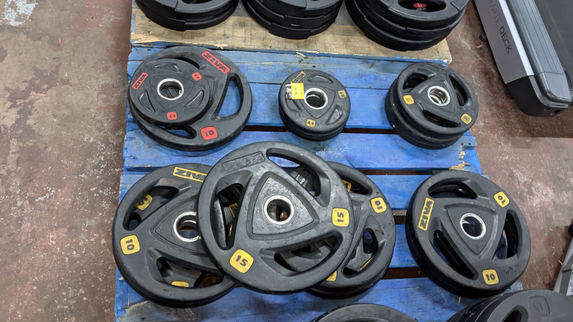 Quantity of Ziva weighted plates in 2 different colour schemes - in total this lot comprises 4 off 2 - Image 6 of 6